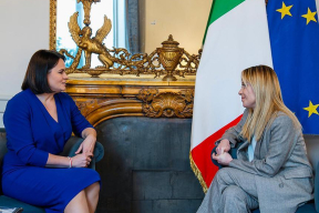 Мелоні прыняла Ціханоўскую. Што яны абмяркоўвалі?