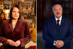 О власти и оппонентах. Что сказали в новогодних обращениях Тихановская и Лукашенко